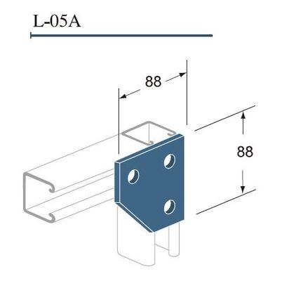주문 3홀 코너 가세트 플레이트 주황 접착 스프루트 채널 피팅 online manufacture