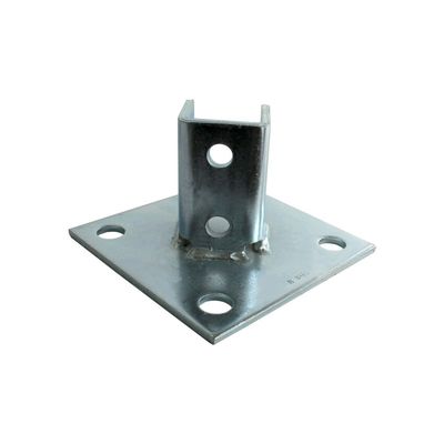 주문 HDG Steel Channel Post Base for Industrial Fittings online manufacture